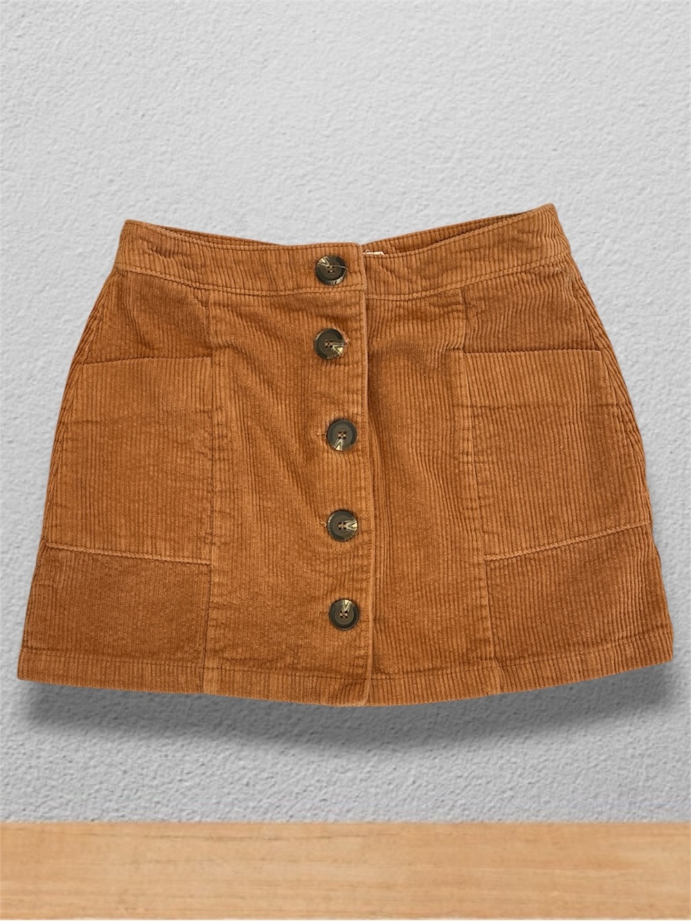 Chloe & Katie Brown Corduroy Mini Skirt Size Medium